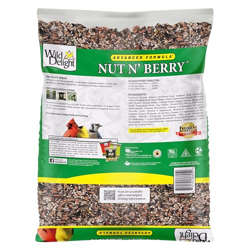 Wild Delight 366050 Nut N' Berry Bird Food, 5 lb, Multi - size: 5 Pound (Pack of 1), style: Nut N'Berry 5lb