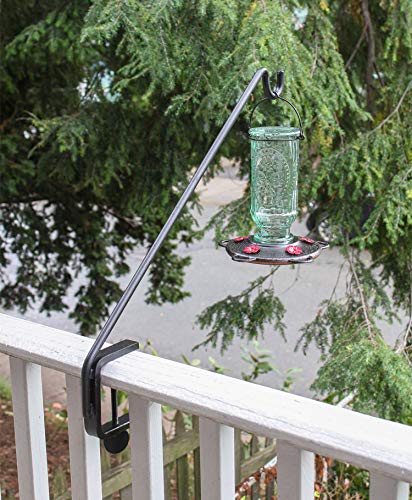 Achla Designs Deck Rail Shepherd's Pole, Angled (BGP-08), 7In - style: Clamp