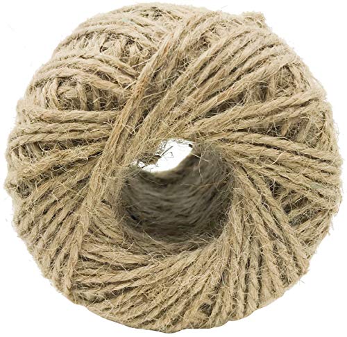 1330 Natural Twisted Jute Twine String 250 ft Rope Bird Parrot Toy Craft Part Gift Burlap Ribbon Wrapping Paper Rustic tag Decor Gardening eco Friendly tie Decoration