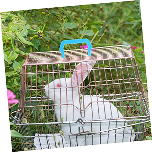 Angoily 30pcs Portable Pet Cage Handles Plastic Replacement Handles for Bird Cage Compact Lightweight Design for Outdoor Travel Comfortable Grip for Easy Carrying - color: Sky-bluex3pcs, size: 11x6cmx3pcs