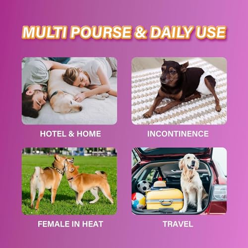 Honey Care All-Absorb Disposable Female Dog Diapers L Size, Improved Bigger Size, 22 Count, Super Absorbent, Breathable, Wetness Indicator, Packaging May Vary - size: Large (Pack of 1)