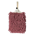 Hedgehog Chenille Hand Towels Soft Absorbent Microfiber Animal Towels Home Kitchen Bathroom Hanging Towels Quick Dry Cloths Purple - color: Purple