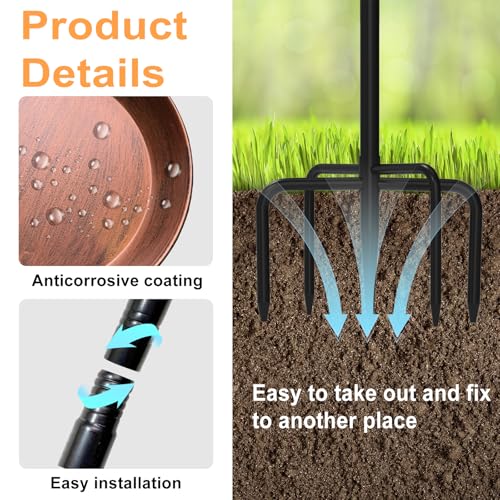 Metal Bird Bath for Outdoor, Vintage Free Standing Birdbathswith Metal Stake Stand,Detachable Bird Baths Feeder Bowl for Garden Patio Yard Lawn Decor,Upgraded 5-Pronged Base (Antique Bronze) - color: Vintage Bronze