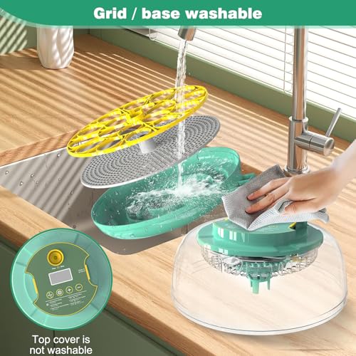 18 Egg Incubator with Automatic Egg Turning and Humidity Control,Chicken Egg Incubator, Large View Incubator for Chicken Duck Quail Eggs, External Water Refill, Egg Candler