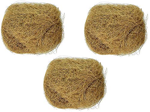 Prevue Pet Products Sterilized Natural Coconut Fiber for Bird Nest - Loose Bedding & Nesting Cage Material for Birds, Small Pets & Rodents, Natural Coconut Fiber for Cozy, Safe Habitat - 6 Oz - size: 1 Pack