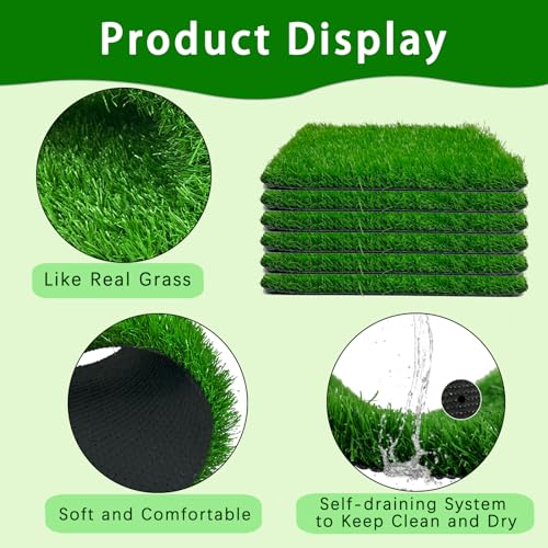 8 Pack Chicken Nesting Pads-12×12",Washable Thicken Artificia Grass Nesting Box Liners Pee Pads Reusable Laying Eggs Bedding for Chickens Coop Pet Outdoor Indoor