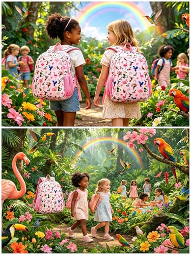 Toddler Backpack for Elementary School Girls, Preschool Kindergarten Backpack,Lightweight Cute Kids School Bag for Girls