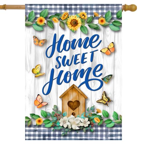 Briarwood Lane Country Home Sweet Home House Flag - color: Country Home