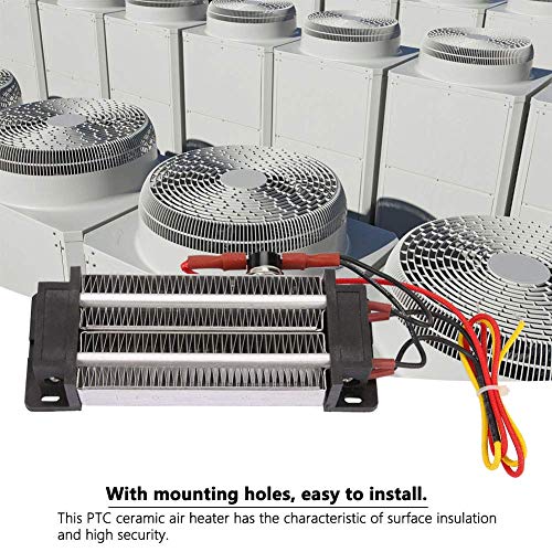 Ceramic Air Heater 500W 110V with Thermostat for Incubator Cabinet Electric Heating Element