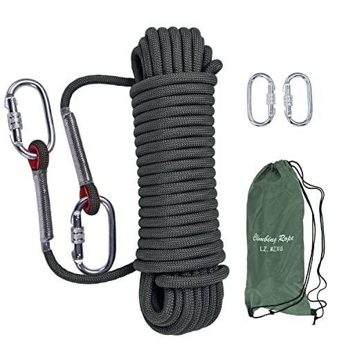 Climbing Rope, Rappelling Rope - color: Green, size: 100FT