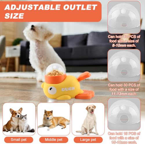 Duck-Shaped Puzzle Feeder – Interactive Dog/Cat Slow Feeder for IQ Training/Exercise