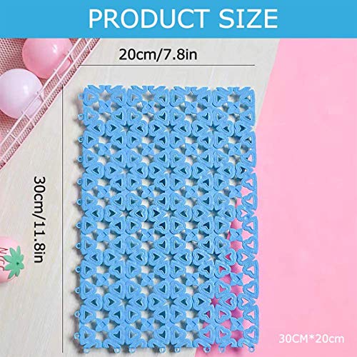 kathson Rabbit Cage Mat Floor Plastic Mats Feet Pads for Pet Cats Dogs Bunny Hamster Rat Chinchilla Guinea Pig (8 Pack) - size: 8 Pack