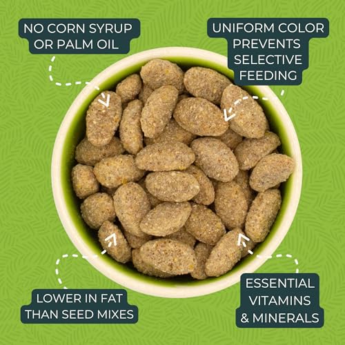ZuPreem True Harvest Cockatiel & Conure Food, Uniform Bird Food, M, 10 lb | Bird Food Pellets, ZuPreem Natural Pellets, Cockatiels, Conures, Lovebirds, Quakers, Lorikeets, Medium Large Birds, USA - size: 10 Pound (Pack of 1)
