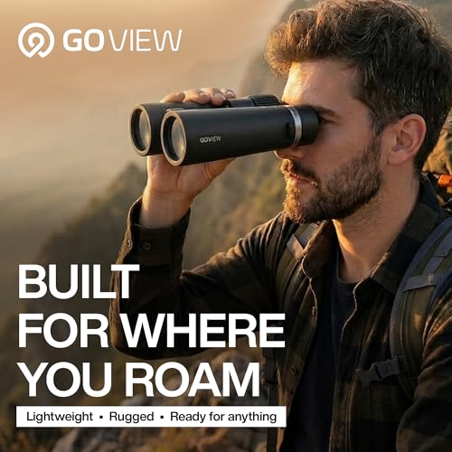 ZOOMR 8x42 Binoculars — Lightweight, Durable Binoculars for Adults w/Smartphone Adapter, Strong GFRP Housing, Anti-Fog & Multi-Coated Lens — for Travel, Nature, Sports - Phantom Black | High Powered Lightweight, Fully Multi-Coated Optics, CLOSR™ Smartphon