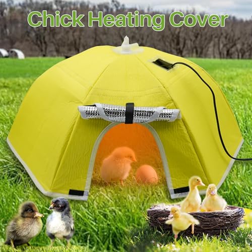 Chicken Brooder Box for Chicks | Chicken Coop Heater Chick Brooder Heating Plate for 10 Newborns Chicks Ducklings Quail Goose Birds Poultry Breeding Box