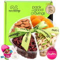 NUT CRAVINGS Gourmet Collection - Easter Treats, Candies & Dried Fruit Nuts Gift Basket with Happy Easter Ribbon, Candy Filled Egg + Bunny (4 Piece Assortment) - style: 1. Easter Fruit & Nut Gift Box - (4 Piece Assortment)
