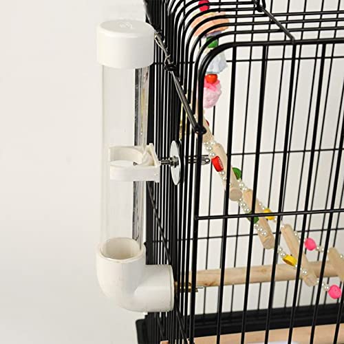 Automatic Bird Water Bottle - No Drip Hanging Drinker for Small Pets Birds Parrots Parakeets Finches Cockatiels