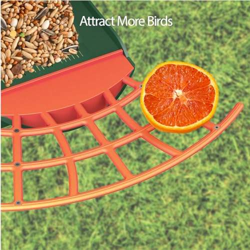 Smart Bird Feeder with Camera Solar Powered, AI Auto Capture Bird Videos & Motion Detection, Bird Watching Camera Notify in Time, Wireless Camera Ideal Present for Bird Lover (Olive Green) - color: Green, size: Basic
