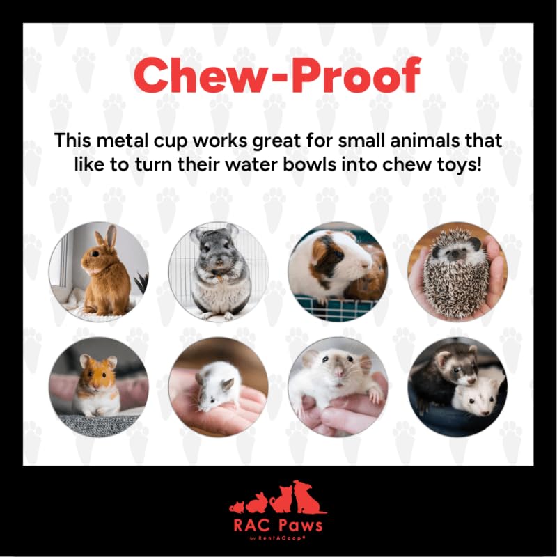 RAC Paws by RentACoop DIY Auto-Fill Metal Cup Waterer Kit - style: 2 Pack