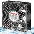 Wathai IP67 120mm x 38mm 12V Waterproof Exhaust Fan Dual Ball High Speed | IP67 3000RPM High Preformance for Greenhouse, Van, Humid Environments, Outdoor Enclosures or DIY Cooling Ventilation - size: 120x38mm