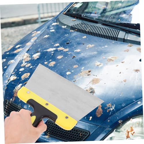 UPKOCH Bird Droppings Scraper Cleaning Tool for Easy Removal of Bird Poop from Surfaces Wide Head for Efficient Bird Cage and Floor Cleaning