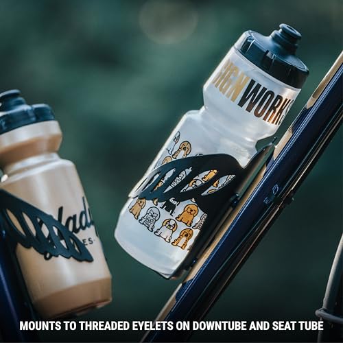 Portland Design Works Water Bottle Cage - Lightweight Water Bottle Holder for Bikes, Sparrow Cage, Silver - style: Sparrow Cage - Silver