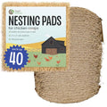 MagJo Aspen Nesting Pads for Chicken Coops - USA Grown Aspen Excelsior Nest Box Liners 13x13-40 Pack - size: 40 Pack