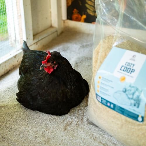 Cozy Coop, Siftable No Dust Hemp Bedding, 10lb, Made in USA | Super Fine, Low Dust & Highly Absorbent, Reduces Coop Odor, Ideal for Deep Litter, Nesting Boxes & Brooders - size: 1 Pack
