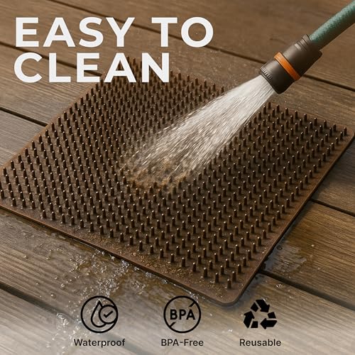 6X Washable & Reusable Nesting Pads for Chicken Coop - 6 Pack - Durable Nest Box Pads for Egg Laying Hens
