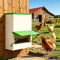 Automatic Chicken Feeder No Waste 25LBS Poultry Feeder Though | Outdoor Automatic Duck Feeders and Wall Mount Chicken Feeders Suitable for Chickens Ducks Turkeys