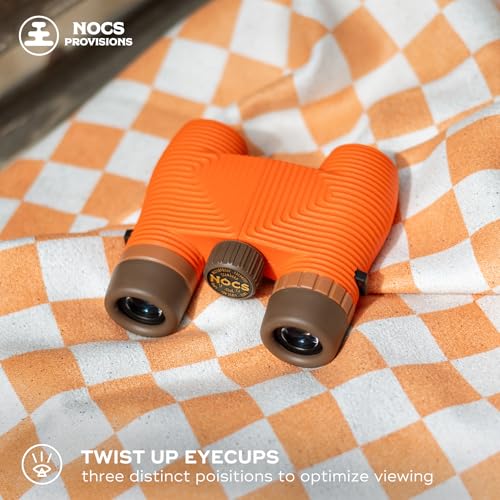 Nocs Provisions Standard Issue 10x25 Binoculars, Waterproof, Bird Watching | 10X Magnification, Bak4 Prism, Wide View Multi-Coated Lenses, Hiking & Backpacking, Adults & kids - color: Celeste Blue, size: 10x25