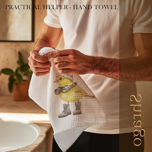Funny Bird Nerd Kitchen Towels, Birds Lover Watcher Gift Dish Tea Towels for Kitchen, Birding Gifts Decorative Hand Towels for Bathroom Decor, 16x24 Inch - color: Bird Nerd