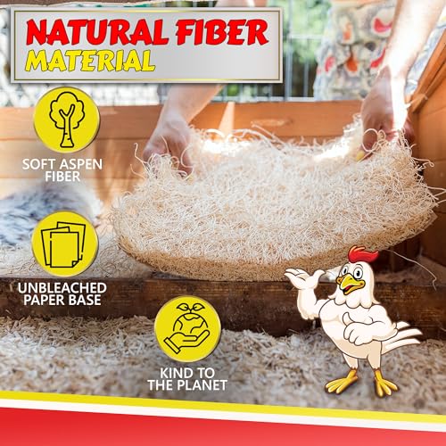 My Favorite Chicken Nesting Box Pads for Chickens - Accessories for Hens, Chicken Coops and Laying Eggs - Square Liners Fit in Your Coop - Natural Fiber Material Bedding Mats - style: Regular (No Herbs)