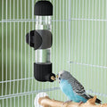 Parrot Drinker Dispenser Auto Bird Water Feeding Pet Drinking Bottle Hanging Cage Accessory for Cockatiel Conure Lovebird African Grey Macaw - color: 220ml