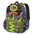 Art Mushroom Kids Backpack School Backpack Teens Bookbag for Girls Boys Hiking Camping Travel Sports - color: Art Mushroom