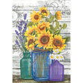 Briarwood Lane Rustic Sunflowers Summer House Flag - color: 11 - Sunflowers