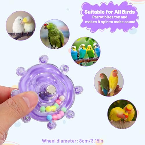 2 Pcs Bird Toys for Parakeets Budgie Toy Fun Parakeet Toys | Chewing Exercisers, Bird Cage Toy for Budgies Cockatiels
