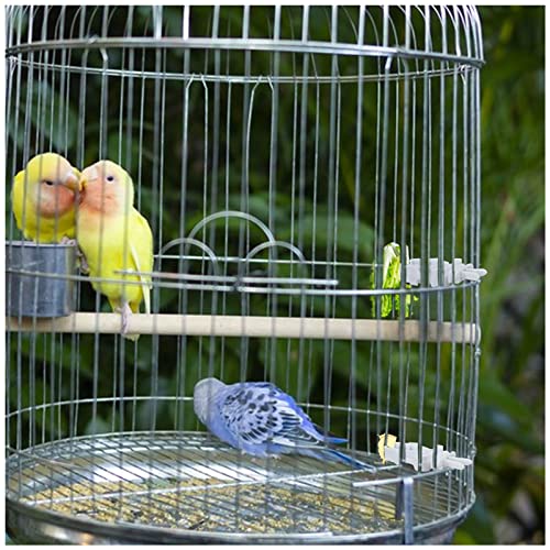 WishLotus Bird Cage Feeding Clips, 4 PCS Plastic Durable Parrot Fruit Vegetable Clips Bird Cage Food Holder Mini Birdcage Feeder for Pet Birds and Parrot Feeding Birdcage Accessories (A)