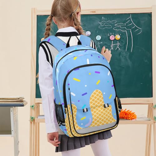 Kids Backpack Elementary Middle School Bags for Boys Girls | Travel, Daypack, Lightweight, Waterproof, with Reflective Strip - color: Multi 2