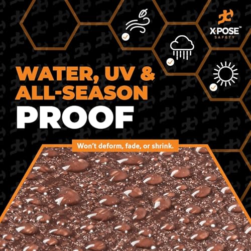 Xpose Safety 5' x 7' Ultra Heavy Duty Tarp (2-Pack) - 20 Mil Waterproof Tarps for Camping, Outdoor Adventures & Tent Cover, UV Protection, Reinforced Corners, All-Weather Durability - size: 5' X 7' (2 Pack)