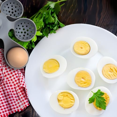 Silicone Egg Boiler Rack, Freestanding Egg Boiler,egg boiler holder,Silicone Boiled Egg Cooker,Storage and Egg Rack for Making Soft or Hard Boiled Eggs,Holds 6 Eggs, for Cooking Kitchen Gadget, Gray