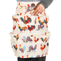 12 Deep Pockets Egg Apron, Chicken Egg Collecting Apron, Egg Holding Apron, Duck Goose Egg Gathering Apron for Housewife - color: Realist Style