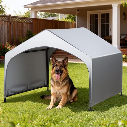 Outdoor Dog Tent Waterproof, Versatile Canopy Tent for Pets | 4'X4'X3.3' Dog Tent, Windproof & Waterproof, Easy To Clean, Spacious Rest Space Suitable For Pets