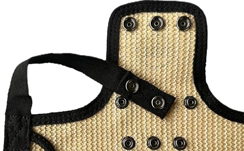 DOWN UNDER OUTDOORS Extra Large Chicken Saddle Hen Apron (Sand Mesh) | Adjustable Straps, Chicken Apron, Poultry Saver, Pet Supplies, Including Shoulder Cover, Heavy Duty Shade Cloth Mesh - color: Sand Mesh