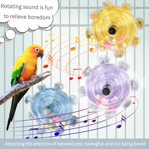Budgie Toys, Parakeet Training Toy, Interactive Bird Educational Toy For Small Birds, Cockatiel Toys, Fun Parakeet toys, Lovebird toys, Quaker Parrot toys, Bird Toys For Conures, Sun Conure toys(Blue) - color: Blue