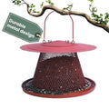 Perky-Pet Red Cardinal Wild Bird Feeder, 2.5 lb Seed Capacity | Holds Up to 15 Birds Simultaneously, Metal Hanging Feeder for Outdoors, Mesh Design, Built-In Hook & Circular Tray, C00322 - size: 1 Pack