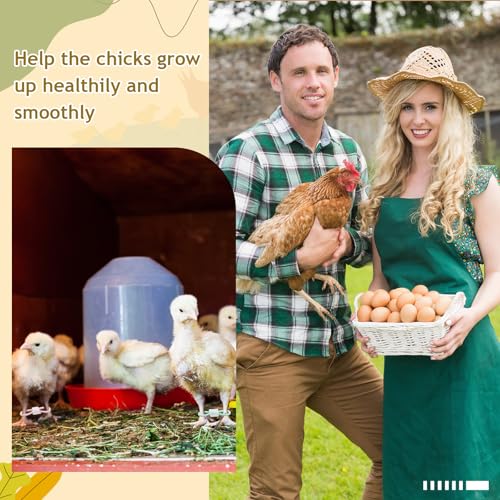 Patelai 100 Sets Baby Chick Leg Bands Splay Hobbles Brace Adjustable Poultry Leg Bands for Newborn Chick Bird Ducks of 1 to 3 Days Newly Hatched