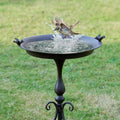 Dia 18" W*28" H Large Metal Bird Bath with Stand, Bird Baths for Outdoors | Bird Bath for Outside,Metal Bird Feeder,for Garden Yard Decor