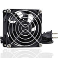 GDSTIME 80mm EC Axial Fan AC 110V 120V 220V Brushless Cooling 80mm x 25mm | AXIAL 8025, Muffin Fan, 80V-240V, 2.5W Low Power, ON/OFF Switch, for Incubators, Tube Amp, DIY Ventilation Exhaust Projects - size: 80x80x25mm