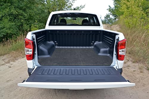 MSI Horse Stall Mat 42in. x 72in. Black Rubber Flooring Mat Tile Trim